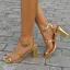 Affordable Black Street Wear Summer Womens Sandals 2022 Ankle Strap 9 cm Stiletto Heels Open / Peep Toe Sandals High Heels