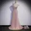 Scintillantes Rougissant Rose Paillettes Robe De Soirée Trompette / Sirène 2022 De l'épaule Manches Courtes Dos Nu Train De Balayage Soirée Robe De Ceremonie