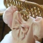 Lovely Candy Pink Short Birthday Flower Girl Dresses 2022 Ball Gown Scoop Neck Puffy Short Sleeve Bow Flower Girl Dresses
