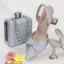 Charming Multi-Colors Rainbow Rhinestone Bow Womens Sandals Clutch Bags 2023 8 cm Stiletto Heels Evening Party Pointed Toe Sandals High Heels Clutch Bags