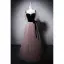 Chic / Beautiful Blushing Pink Rhinestone Prom Dresses 2025 A-Line / Princess Square Neckline Short Sleeve Backless Bow Sash Floor-Length / Long Prom Formal Dresses