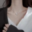 Eleganta Silver Pärla Saterling Silver Halsband Tillbehör 2023