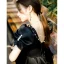 Élégant Noire Robe De Bal 2022 Princesse Encolure Carrée Noeud Gonflée Manches Courtes Dos Nu Longue Promo Robe De Ceremonie
