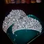 Błyszczące Białe Rhinestone Ślub Ozdoby Do Włosów Ślubne Tiara 2022