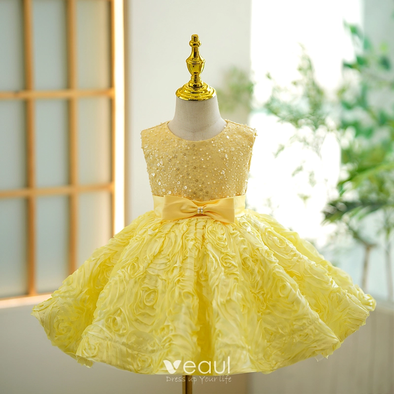 Robe de ceremonie cheap jaune