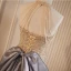 Sexy Champagne Perlage Perle Paillettes Robe De Soirée 2023 Princesse Titulaire Sans Manches Dos Nu Noeud Train De Balayage Soirée Robe De Ceremonie