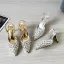 Sexy Silber Abend Strass Damen schuhe 2026 7 cm Stilettos Spitzschuh Hochhackige