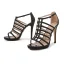 Sexy Gold Evening Party Womens Sandals 2022 Ankle Strap 11 cm Stiletto Heels Open / Peep Toe Sandals High Heels