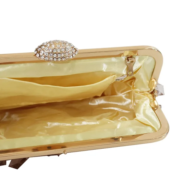 Bling Bling Gold Beading Sequins Prom Clutch Bags 2024