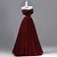 Elegante Burgunderrot Glanz Ballkleider 2026 Ballkleid Bandeau Ärmellos Rückenfreies Lange Festliche Kleider