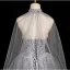 Glamorous Grey Beading Pearl Glitter Sequins Evening Dresses 2025 A-Line / Princess Strapless Sleeveless Backless Floor-Length / Long Evening Party Formal Dresses