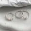 Enkla Silver Saterling Silver Pärla Ringar Tillbehör 2023