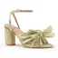 Sexy Blanche Été Vêtement de rue Sandales Femme 2023 Bride Cheville Noeud 8 cm Talons Épais Peep Toes / Bout Ouvert Sandales Talons Hauts