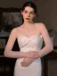 Vintage / Retro White Letter Graphic Tulle Wedding Bridal Gloves 2025