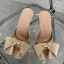 Chic / Beautiful Purple Satin Prom Bow Womens Sandals 2022 13 cm Stiletto Heels Open / Peep Toe Sandals High Heels