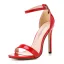 Sexy Weiß Ball Sandalen Damen 2022 11 cm Stilettos Knöchelriemen Peeptoes Sandaletten Hochhackige