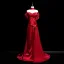 Sexy Burgundy Satin Evening Dresses 2025 A-Line / Princess Off-The-Shoulder Short Sleeve Backless Floor-Length / Long Formal Dresses