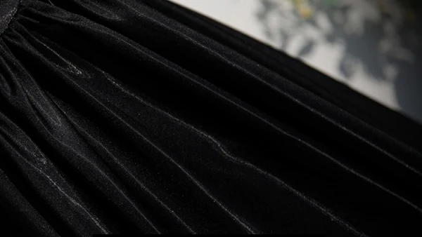 Elegant Black Prom Dresses 2023 A-Line / Princess Ruffle Off-The-Shoulder Short Sleeve Backless Floor-Length / Long Prom Formal Dresses