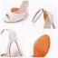 Sexy Noire Soirée Sandales Femme 2022 Bride Cheville 11 cm Talons Aiguilles Peep Toes / Bout Ouvert Sandales Talons Hauts