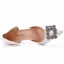 Elegant White Rhinestone Wedding Shoes 2022 7 cm Stiletto Heels Pointed Toe Wedding High Heels