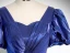 Vintage / Retro Royal Blue Rhinestone Prom Dresses 2024 Ball Gown Square Neckline Puffy Short Sleeve Backless Floor-Length / Long Prom Formal Dresses