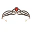 Vintage / Originale Doré Faux Diamant Soirée Mariage Tiare Accessoire Cheveux Mariage 2023