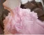 Flower Fairy Candy Pink Appliques Cascading Ruffles Prom Dresses 2025 Ball Gown Strapless Sleeveless Sweep Train Tulle Prom Formal Dresses