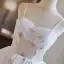 Simple Blanche Perle Paillettes de retour Robe De Graduation 2024 Bretelles Spaghetti Sans Manches Dos Nu Courte Robe De Ceremonie