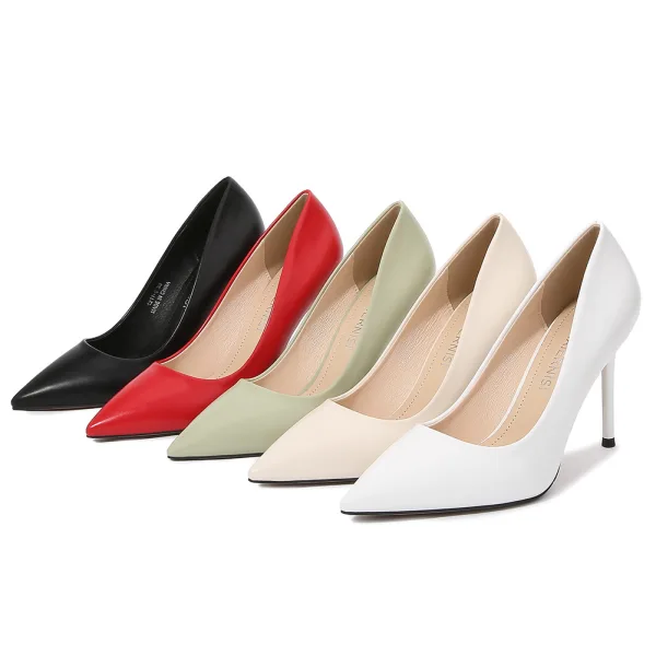 Modest / Simple Office OL Sage Green Pumps High Heels 2023 9 cm Stiletto Heels Pointed Toe Pumps