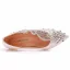 Élégant Blanche Faux Diamant En Dentelle Fleur Chaussure De Mariée 2023 5 cm Talons Aiguilles À Bout Pointu Mariage Escarpins Talons Hauts