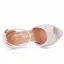 Chic / Beautiful White Pearl Wedding Shoes 2022 11 cm Stiletto Heels Ankle Strap Open / Peep Toe Wedding Sandals High Heels