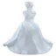 Haut de Gamme Ivoire Satin Trompette / Sirène Robe De Mariée 2022 Bustier Sans Manches Dos Nu Tribunal Train Mariage