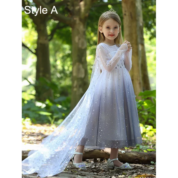 Chic / Beautiful Gradient-Color Sequins Birthday Flower Girl Dresses 2023 A-Line / Princess Scoop Neck Floor-Length / Long Flower Girl Dresses