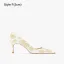 Chic / Beautiful Green Heart-shaped Prom Pumps 2023 Leather 10 cm Stiletto Heels Pointed Toe Pumps High Heels
