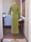 Chinese style Sage Green Tea-length Cheongsam / Qipao 2024 Trumpet / Mermaid High Neck 1/2 Sleeves Prom