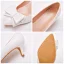 Schöne Weiß Büro OL Schleife Pumps 2022 5 cm Stilettos Spitzschuh Pumps Hochhackige
