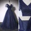 Élégant Noire Perlage Robe De Bal 2022 Princesse V-Cou Manches Courtes Dos Nu Longue Robe De Ceremonie