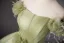 Elegant Sage Green Appliques Ball Gown Prom Dresses 2024 Strapless Sleeveless Backless Floor-Length / Long Prom Formal Dresses