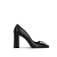 Vintage Nude Leder Ball Pumps 2026 8 cm Thick Heels Spitzschuh Pumps Hochhackige