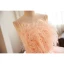 Charmant Rougissant Rose Volants en Cascade Robe De Bal 2023 Robe Boule Bretelles Spaghetti Gland Sans Manches Perle Noeud Ceinture Dos Nu Tribunal Train Robe De Ceremonie