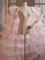 Mote Rødmende Rosa Gripende Ruffles Ball Tyll sjal 2026