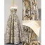 Chinese style Champagne Printing Prom Dresses 2024 A-Line / Princess Strapless Sleeveless Backless Floor-Length / Long Prom Formal Dresses