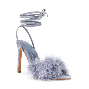 Moda Błękitne Koktajlowe Wieczorowe Sandały Damskie 2022 Kutas Z Paskiem 11 Cm Szpilki Peep Toe Sandały Wysokie Obcasy