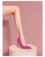 Fashion Fuchsia Suede Prom Pumps 2023 Leather 10 cm Stiletto Heels Pointed Toe Pumps High Heels