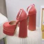 Chic / Belle Noire Soirée Sandales Femme 2023 Bride Cheville Imperméables 14 cm Faux Diamant Talons Aiguilles Pied Carré Sandales Talons Hauts