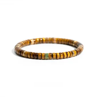 Unusual Gradient Color Brown Handmade Natural Crystal Bracelet 2026 Accessories