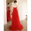 Inhabituel Rouge Combinaison Robe De Soirée 2022 Bustier Sans Manches Dos Nu Train De Balayage Soirée