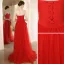 Inhabituel Rouge Combinaison Robe De Soirée 2022 Bustier Sans Manches Dos Nu Train De Balayage Soirée