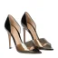 Schöne Schwarz Abend Sandalen Damen 2022 11 cm Stilettos Peeptoes Sandaletten Hochhackige