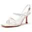 Sexy Beige Evening Party Womens Sandals 2023 Ankle Strap 7 cm Stiletto Heels Open / Peep Toe Sandals High Heels